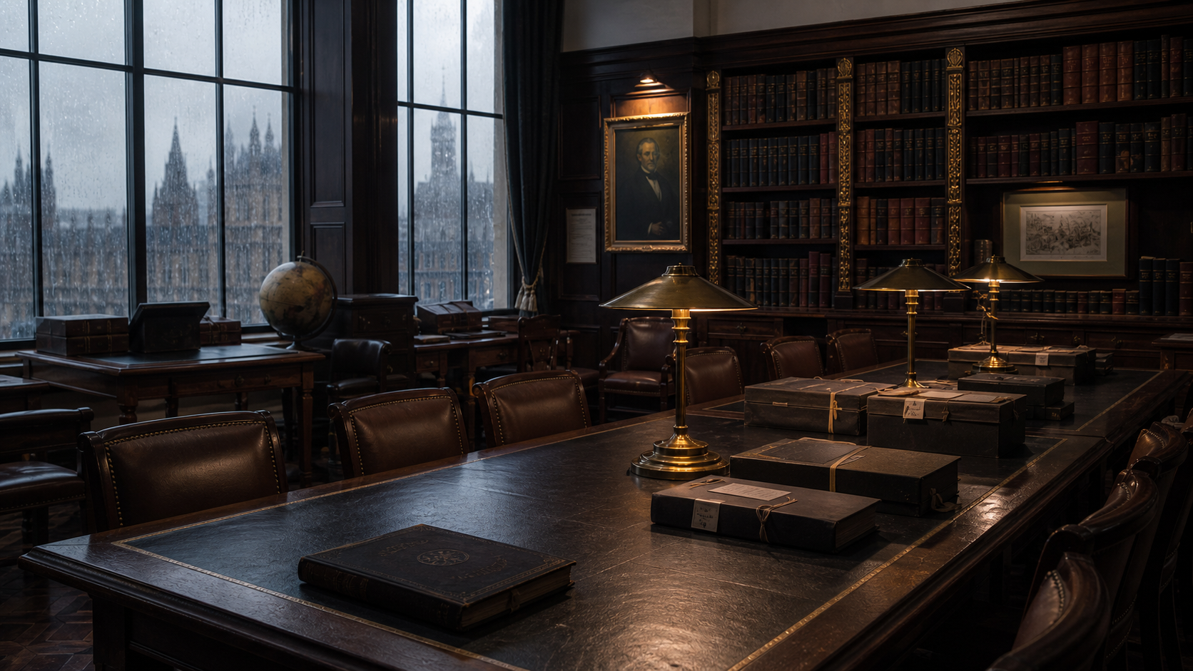 London reading room interior